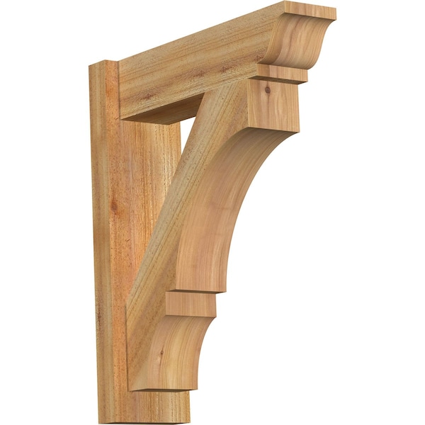 Ekena Millwork Balboa Rough Sawn Traditional Outlooker, Western Red Cedar, 6"W x 20"D x 24"H OUT06X20X24BOA01RWR - main